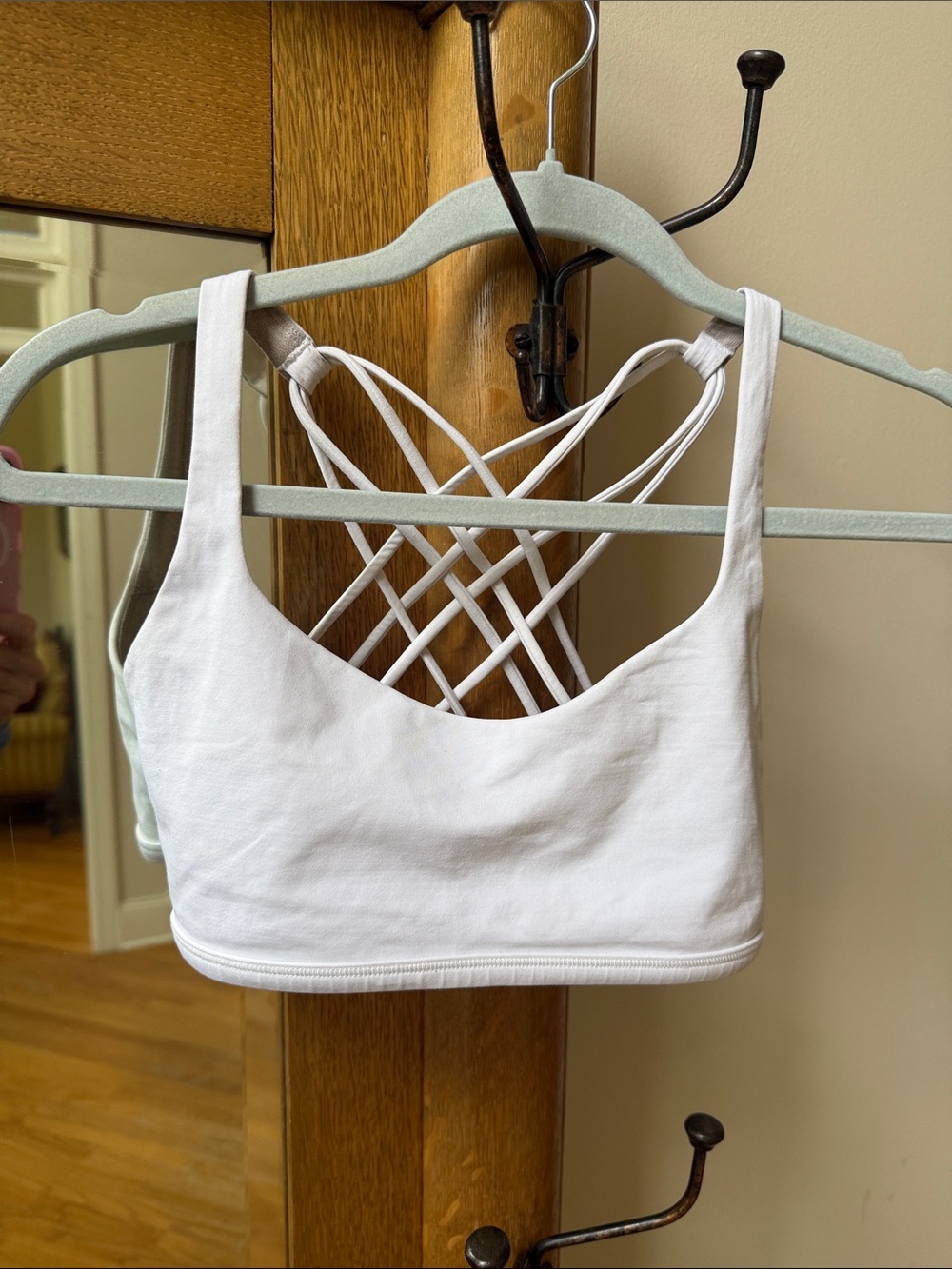 Lululemon Free to Be Wild Light Support Bra, Size 6, Used Condition, White